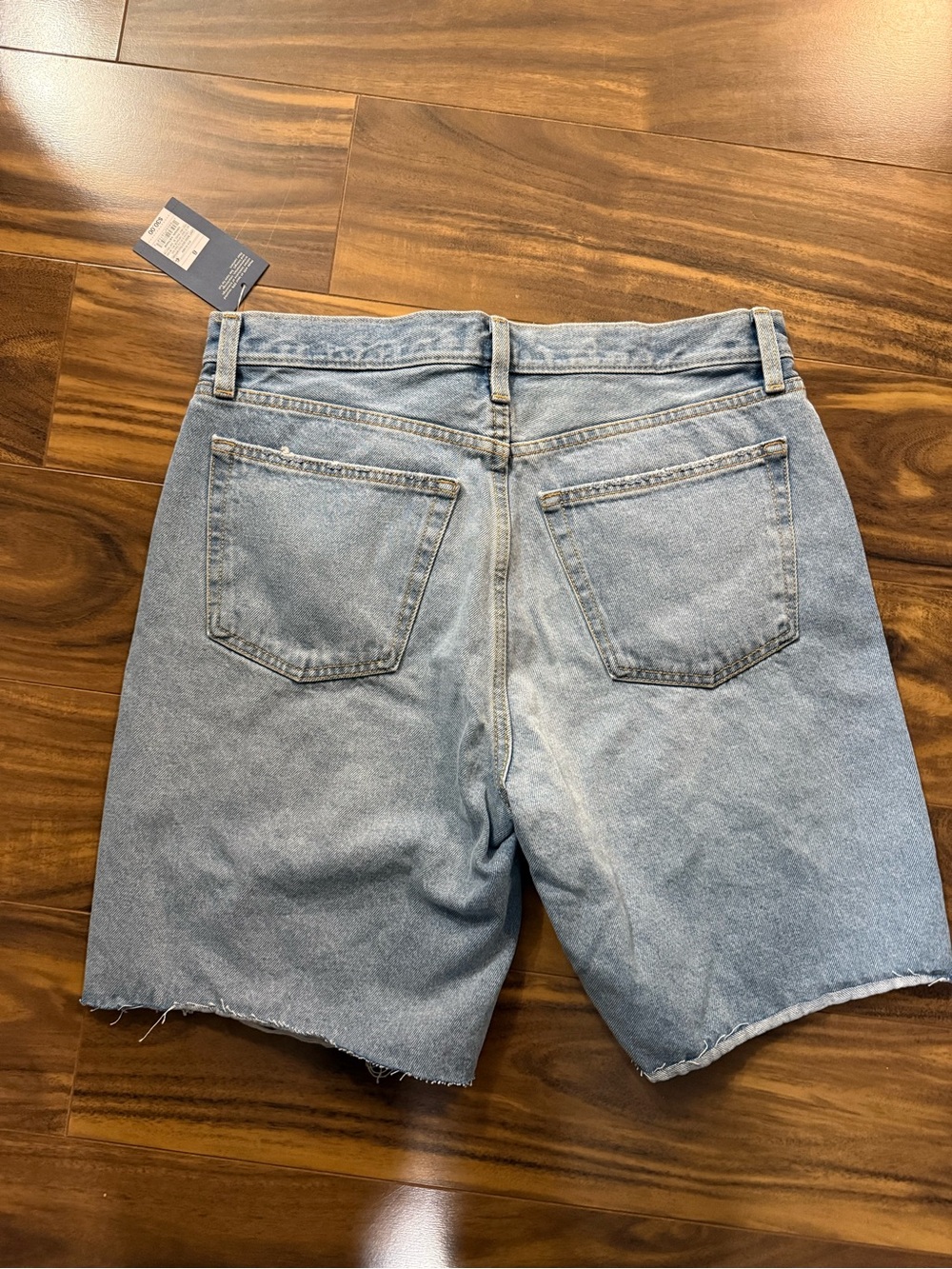 Universal Thread Light Blue Distressed Denim Jean Shorts - Picture 3 of 4